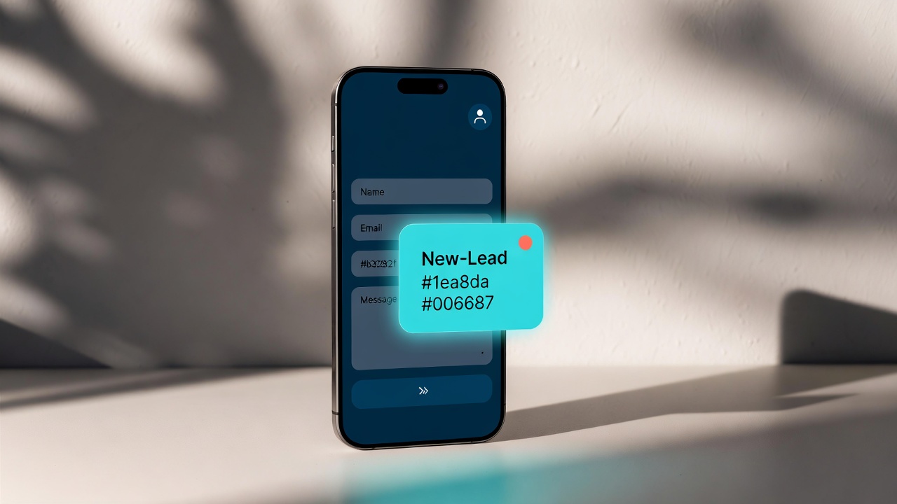 How a service business website turns visitors into leads