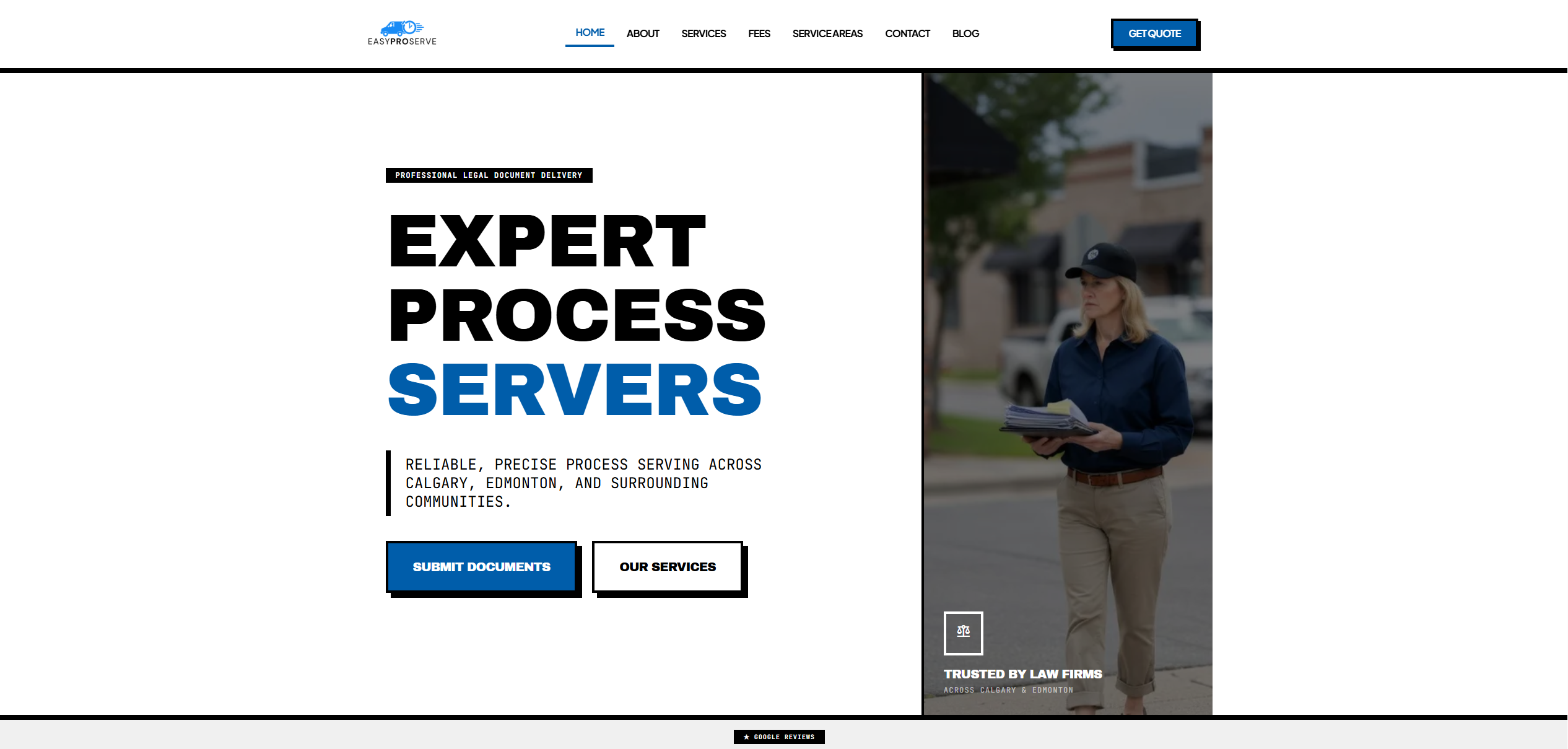 EasyProServe website after redesign